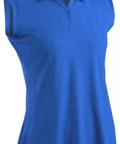 Nancy Lopez Grace Sleeveless Polo -Golf Sales Store nancy lopez grace sleeveless polo blue bird 01 29548.1633541706