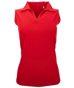 Nancy Lopez Polo Legacy Sleeveles 9 Nancy Lopez Polo Legacy Sleeveles -Golf Sales Store nancy lopez legacy sleeveless polo cherry 01 47404.1648051775