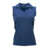 Nancy Lopez Polo Legacy Sleeveles -Golf Sales Store nancy lopez legacy sleeveless polo navy 01 63300.1648051775
