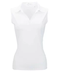 Nancy Lopez Polo Legacy Sleeveles 8 Nancy Lopez Polo Legacy Sleeveles -Golf Sales Store nancy lopez legacy sleeveless polo white 01 48550.1648051775