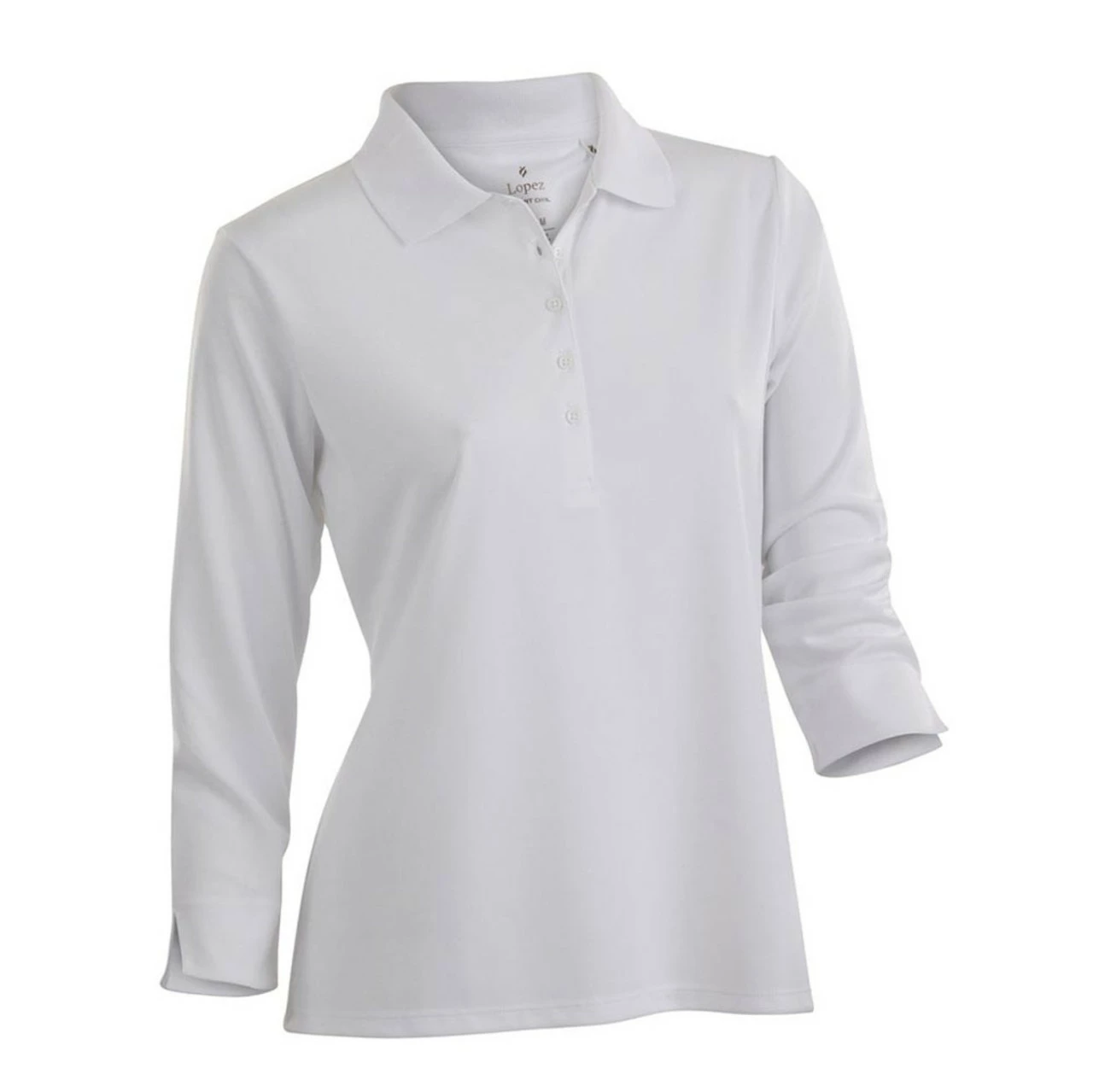 Nancy Lopez Luster Plus Size 3/4 Sleeve Polo 4 Nancy Lopez Luster Plus Size 3/4 Sleeve Polo - Image 2