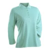 Nancy Lopez Luster 3/4 Sleeve Polo -Golf Sales Store nancy lopez luster 3 4 sleeve polo aqua 01 96618.1633540841