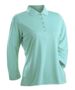 Nancy Lopez Luster 3/4 Sleeve Polo