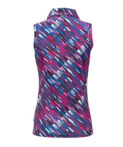 Nancy Lopez Polo Rhythm Sleeveles -Golf Sales Store nancy lopez rhythm sleeveless polo navy 02 31286.1648052354