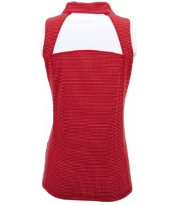 Nancy Lopez Zone Sleeveless Polo -Golf Sales Store nancy lopez zone sleeveless polo cherry 02 41829.1648053527