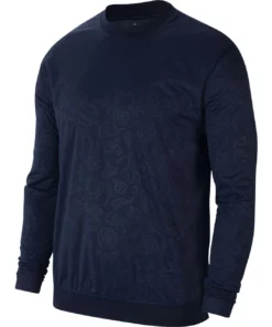 Nike Shield Crewneck -Golf Sales Store nike shield crewneck obsidian 01 01062.1632935452