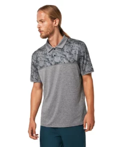 Oakley Sand Block Polo -Golf Sales Store oakley sand block polo dark slate 03 69765.1677529085