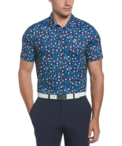 Polo Penguin Print Tropical Whimsical