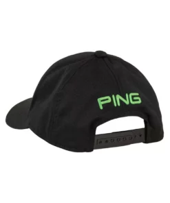 Ping Junior Tour Hat -Golf Sales Store ping junior tour hat black electric green 02 05893.1662670127