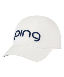 Ping Women's Tour Delta Hat -Golf Sales Store ping womens tour delta hat white navy 01 30331.1652367837