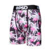 PSD Palms Flamingo Boxer Brief -Golf Sales Store psd palms flamingo boxer brief black 01 84715.1640810197