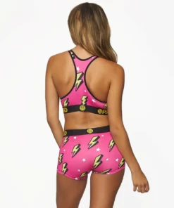 Boy Women' Psd Short Lightning Pop -Golf Sales Store psd womens lightning pop boy short pink 03 51400.1636748737