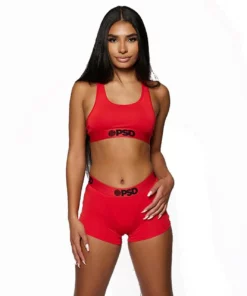 PSD Women's Solids Sports Bra -Golf Sales Store psd womens solids sports bra red 01 59474.1636747078