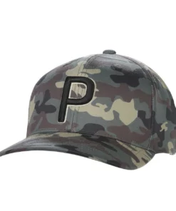 Puma Camo Pattern P Snapback Hat -Golf Sales Store puma camo pattern p snapback hat thyme 03397.1662670407