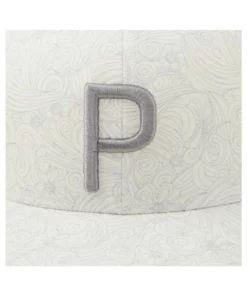 Puma Gust O'Wind P Snapback Hat -Golf Sales Store puma gust o wind p snapback hat white quiet shade 03 09635.1660838278
