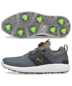 Puma Men' Shoe Ignite Golf Articulate Disc -Golf Sales Store puma ignite articulate disc golf shoes quiet shade team gold black 01 63340.1655918463