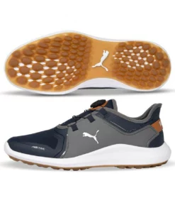Puma Men' Shoe Ignite Fasten8 Golf Disc -Golf Sales Store puma ignite fasten8 disc golf shoes navy blazer silver quiet shade 01 46175.1676577657