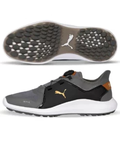 Puma Men' Shoe Ignite Fasten8 Golf Disc -Golf Sales Store puma ignite fasten8 disc golf shoes quiet shade gold black 01 69323.1676585716