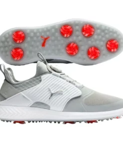 Puma Men' Shoe Ignite Pwradapt Golf Disc Caged Gray Violet/Silver