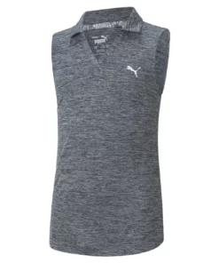 Puma Junior Girls Heather Polo