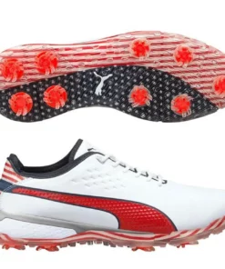 Puma Men' Shoe Blazer Delta Proadapt Limited Edition Risk Golf Usa White/High Red/Navy
