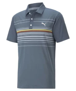 Puma Mattr Canyon Polo -Golf Sales Store puma mattr canyon polo evening sky warm chestnut 01 71822.1662137882