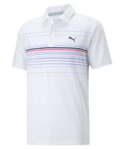 Puma Mattr Canyon Polo -Golf Sales Store puma mattr canyon polo white sunset pink 01 09027.1662137884