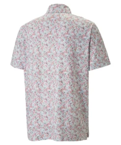 Puma Mattr Florals Polo -Golf Sales Store puma mattr florals polo high rise flamingo pink 02 44212.1678825379