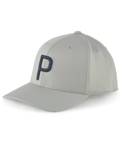 Puma P Hat -Golf Sales Store puma p hat ash gray navy blazer 01 71465.1678809185
