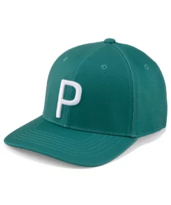 Puma P Hat -Golf Sales Store puma p hat green lagoon white glow 01 96689.1678809187
