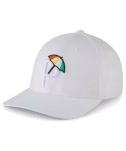 Puma Palmer P Hat -Golf Sales Store puma palmer p hat bright white ash gray 01 53457.1678821780