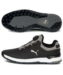 Puma Men' Shoe Proadapt Golf Disc Alphacat -Golf Sales Store puma proadapt alphacat disc golf shoes black silver quiet shade 01 68596.1651780835