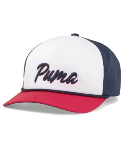 Puma Retro Rope Snapback Hat -Golf Sales Store puma retro rope snapback hat white navy blazer ski patrol 01 89398.1662670164