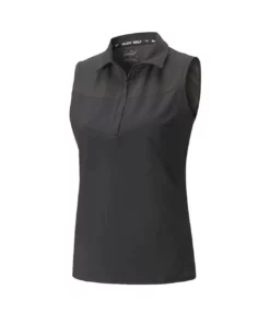 Puma Women's Harding Sleeveless Polo -Golf Sales Store puma womens harding sleeveless polo black 01 05842.1645122649