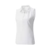 Puma Women's Harding Sleeveless Polo -Golf Sales Store puma womens harding sleeveless polo white 01 02226.1645122649
