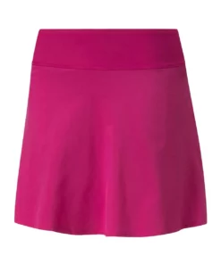 Puma Women's PWRSHAPE Solid Skort -Golf Sales Store puma womens pwrshape solid skort festival fuscia 01 56278.1660834081