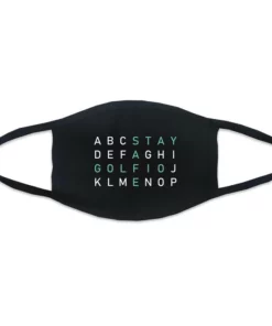 Golfio Face Mask Fabric 3 Pack Double Layer Washable Fashion Assorted -Golf Sales Store ren2585 black 1 3 33864.1594261829
