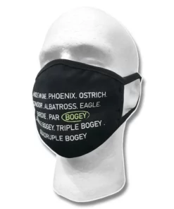 Golfio Face Mask Fabric 3 Pack Double Layer Washable Fashion Assorted -Golf Sales Store ren2585 black 1 4 92607.1594313435