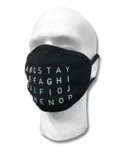 Golfio Face Mask Fabric 3 Pack Double Layer Washable Fashion Assorted -Golf Sales Store ren2585 black 1 5 47077.1594313438