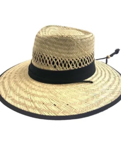 San Diego Hat Company Lifeguard Hat Chin Cord Adjustable Rush Straw