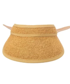 San Diego Hat Company Women' Knotty Visor -Golf Sales Store san diego hat company womens knotty visor natural 03 13241.1676590623