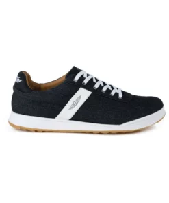 Men' Shoe Golf Shaker Twill Straight Down Black