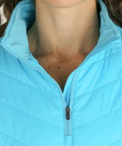 Women' Cascade Quarter Zip Straight Down -Golf Sales Store straight down womens cascade quarter zip azul 03 55396.1633115503