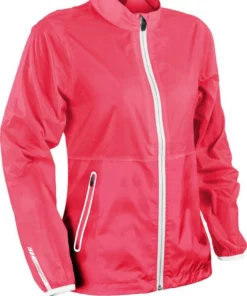Sun Mountain Women's Cirrus Jacket -Golf Sales Store sun mountain womens cirrus jacket coral white 01 88466.1633100551