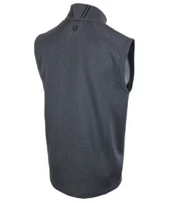 Axel Sunice Vest Lightweight Stretch Thermal Half-Zip -Golf Sales Store sunice axel lightweight stretch thermal half zip charcoal melange black 02 80198.1636748316