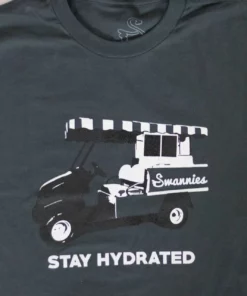 SWANNIES Bev Cart Tee -Golf Sales Store swannies bev cart tee charcoal 01 05303.1676596942