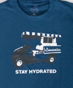 SWANNIES Bev Cart Tee -Golf Sales Store swannies bev cart tee slate heather 01 62411.1676597720