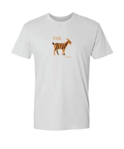 SWANNIES Tiger Goat Tee -Golf Sales Store swannies tiger goat tee white 01 63995.1676577313