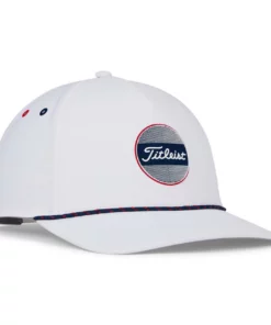 Titleist Boardwalk Rope Hat -Golf Sales Store titleist boardwalk rope hat white navy red 02 47570.1676580736