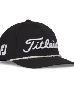 Titleist Tour Rope Hat -Golf Sales Store titleist tour rope hat black white 02 62329.1676598345